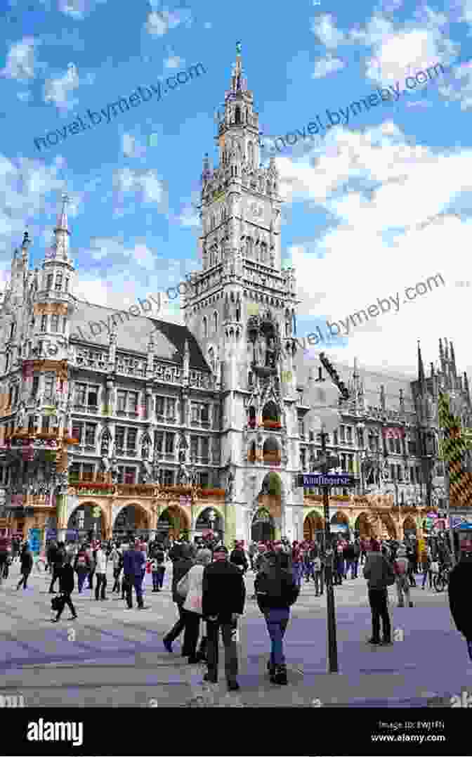 A Bustling Crowd Gathers In Marienplatz, The Central Square Of Munich, With The Majestic Neues Rathaus (New Town Hall) Standing Tall In The Background Rick Steves Pocket Munich Salzburg (Travel Guide)