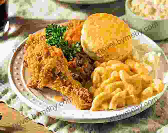 A Collage Of Mouthwatering Southern Comfort Food Dishes, Including Fried Chicken, Barbecue Ribs, And Peach Cobbler I Heart Soul Food: 100 Southern Comfort Food Favorites