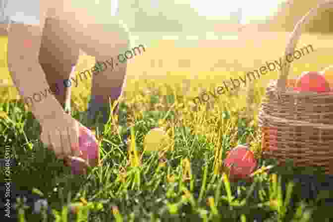 A Colorful Illustration Of Children Searching For Easter Eggs On A Farm With Animals And A Vibrant Landscape Easter Egg Hunt On The Farm A Look And Find Counting Easter For Children