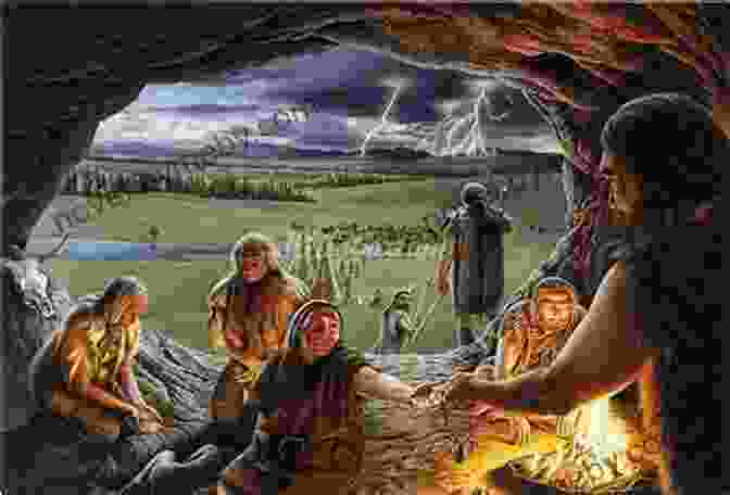 A Group Of Early Humans Gather Around A Fire. Unbound: How Eight Technologies Made Us Human And Brought Our World To The Brink