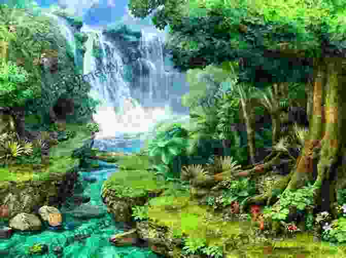 A Lush Jungle Scene With Vibrant Plants, Exotic Animals, And Sparkling Waterfalls Dora Helps Diego (Dora The Explorer) (Ready To Read Dora The Explorer Level 1 13)