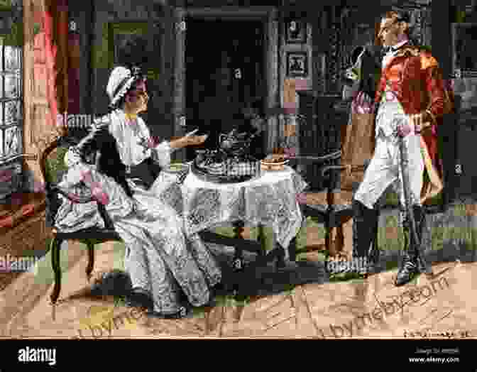 A Painting Depicting Anna Strong In Disguise, Gathering Intelligence From A British Officer Anna Strong: A Spy During The American Revolution