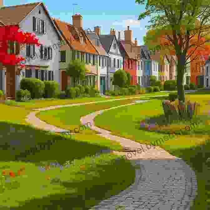 A Panoramic View Of Akenfield Village, Showcasing Its Quaint Cottages, Lush Greenery, And Serene Atmosphere. Akenfield: Portrait Of An English Village