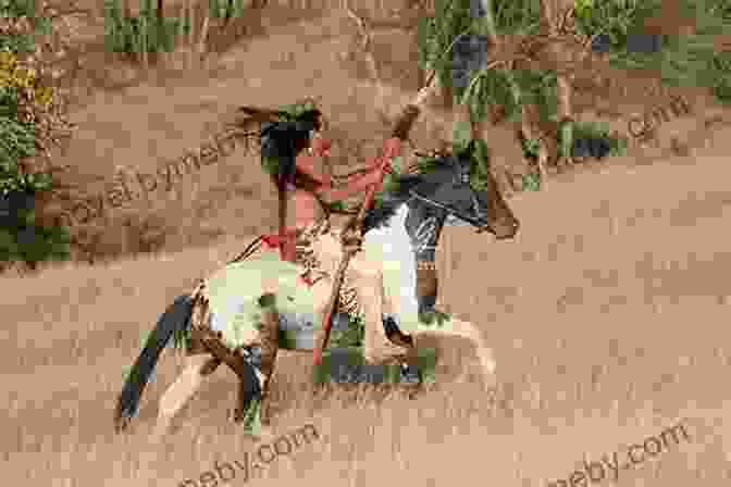 A Photo Of A Native American Man Riding A Horse In A Rodeo Arena. Outriders: Rodeo At The Fringes Of The American West