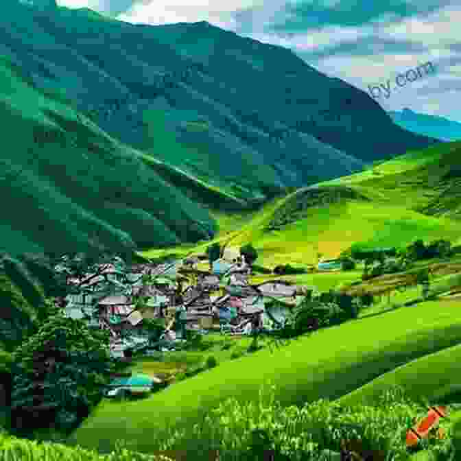 A Picturesque View Of A Small Village Nestled Amidst Green Hills Sinning Across Spain: Walking The Camino