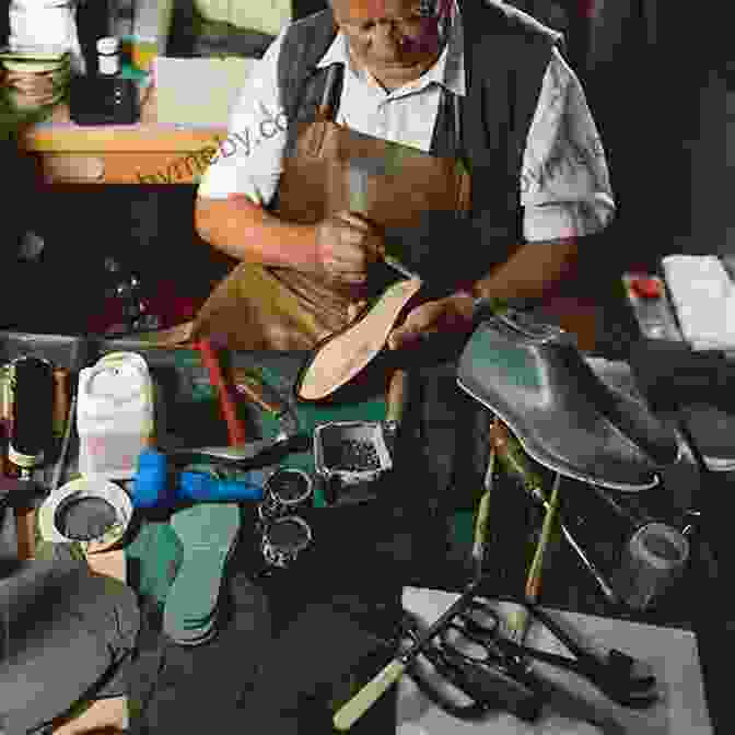 A Skilled Shoemaker Diligently Working On A Pair Of Shoes Footwear Pattern Making And Last Design: A Beginner S Guide To The Fundamental Techniques Of Shoemaking (How Shoes Are Made 3)