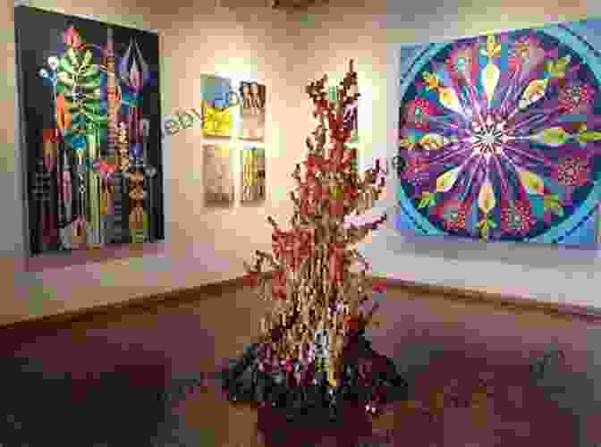 A Vibrant Painting Displayed In An Art Gallery In Santa Fe Moon Santa Fe Taos Albuquerque (Travel Guide)