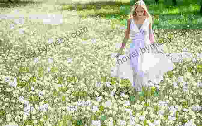 A Woman With Long, Flowing Hair, Wearing A White Dress, Standing In A Field Of Flowers. Love Warrior: A Memoir Glennon Doyle