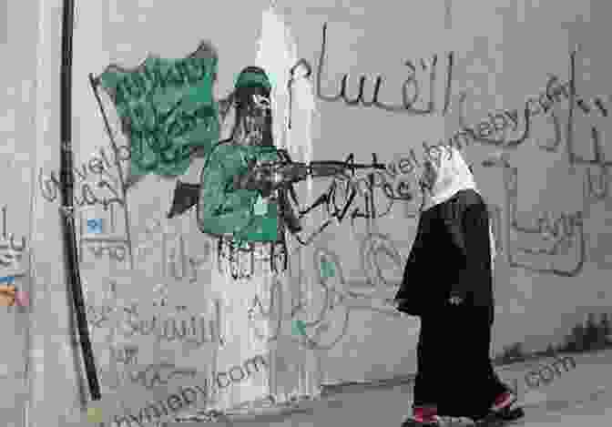 A Young Palestinian Girl Stands In Front Of A Wall Covered In Graffiti. The Graffiti Reads, Strangers In The House: Coming Of Age In Occupied Palestine