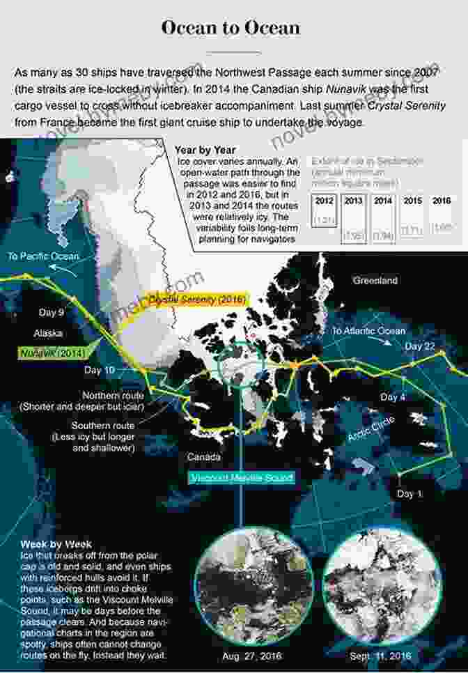 An Elaborate Map Of The Northwest Passage, Showcasing The Treacherous Waters And The Islands That Dot The Vast Expanse. A Personal Narrative Of The Discovery Of The North West Passage: With Numerous Incidents Of Travel And Adventure During Nearly Five Years Continuous Of The Expedition Under Sir John Franklin