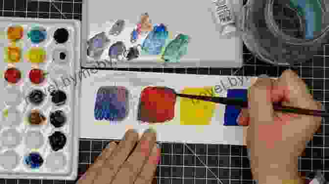 Artist Painting With Dry On Dry Technique, Creating Intricate Details MODERN WATERCOLOR PAINTING: Technique For Painting Dry On Dry And Wet On Wet Creating Printing Effect Combining Pen Ink