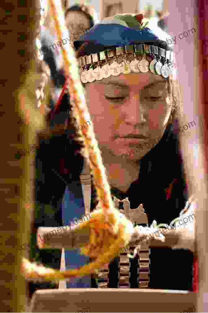 Bruce Parry Interacting With A Native Mapuche Woman In Patagonia. Solitude: Seeking Wisdom In Extremes A Year Alone In The Patagonia Wilderness