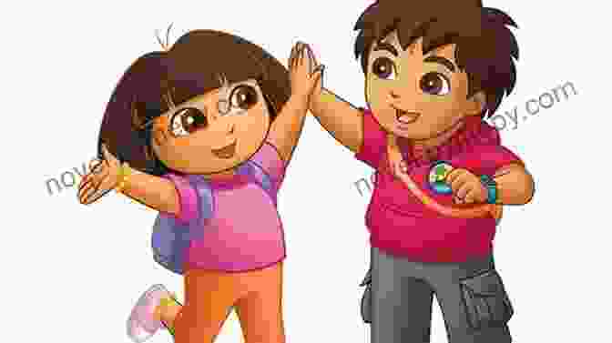 Dora And Diego Standing Side By Side, Smiling And Ready For Adventure Dora Helps Diego (Dora The Explorer) (Ready To Read Dora The Explorer Level 1 13)