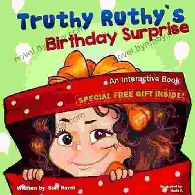 Front Cover Of Truthy Ruthy's Birthday Surprise Book Picture Book: Truthy Ruthy S Birthday Surprise: An Interactive About Surprising Mom With Birthday Gifts (Bedtime Stories Children S For Early Beginner Readers From Truthy Ruthy Series)