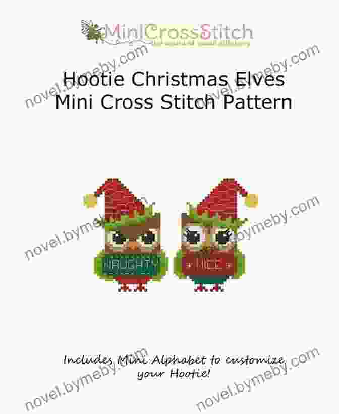 Hootie Christmas Elves Mini Cross Stitch Chart Christmas Decor Hootie Christmas Elves Mini Cross Stitch Chart