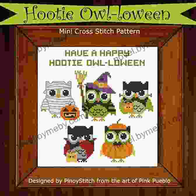 Hootie Owl Loween Halloween Cross Stitch Pattern Hootie Owl Loween (Halloween) Cross Stitch Pattern