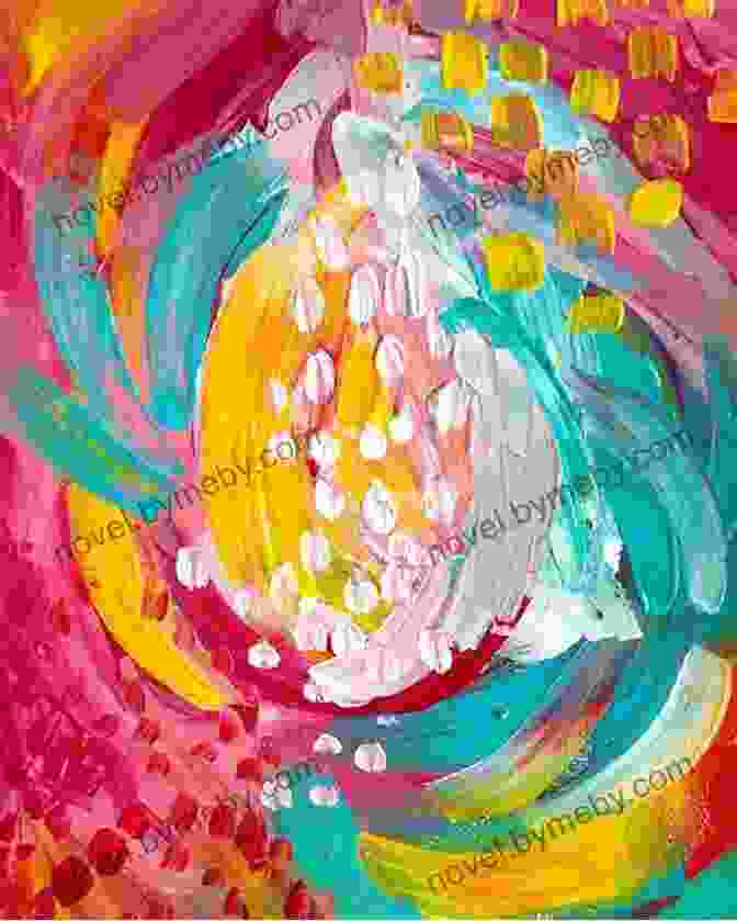 Image Of A Vibrant Abstract Painting Created In 10 Minutes 10 Minute Art Projects (10 Minute Makers)