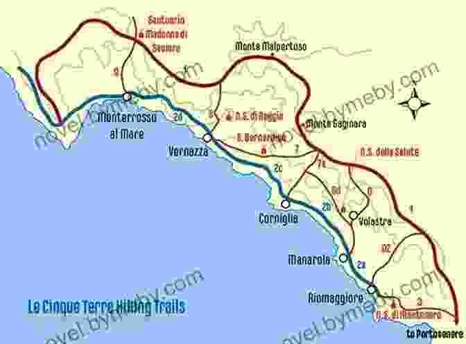 Map Of The Cinque Terre Region Rick Steves Pocket Italy S Cinque Terre