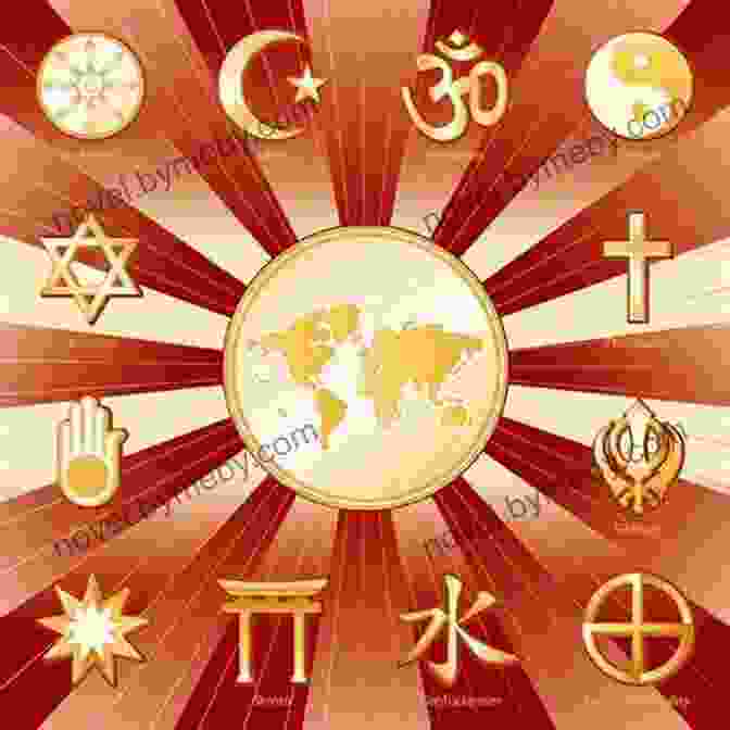 Mosaic Of Diverse Religious Symbols, Emphasizing The Unity Amidst Diversity Of Faith The Wealth Of Religions: The Political Economy Of Believing And Belonging