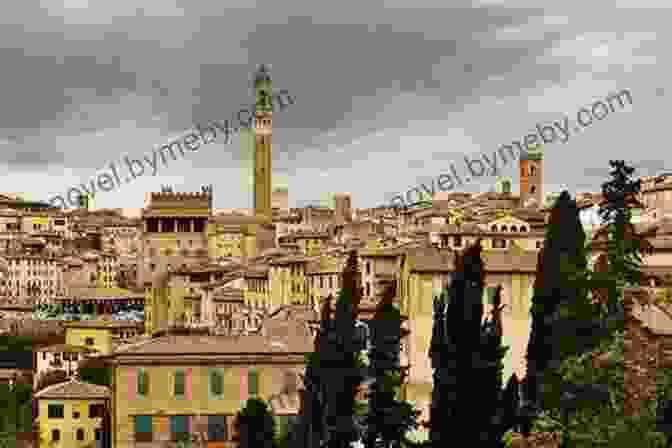 Panoramic View Of Siena's Skyline, Showcasing Its Terracotta Rooftops And Medieval Towers. Rick Steves Snapshot Hill Towns Of Central Italy: Including Siena Assisi (Rick Steves Travel Guide)