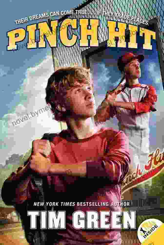 Pinch Hit By Tim Green Book Cover Featuring A Baseball Player At The Plate Pinch Hit Tim Green