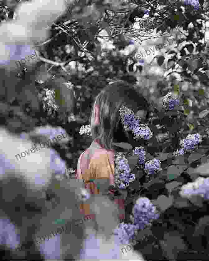 Scene From 'The Lilac Girl' Depicting Nancy Standing In A Garden Of Blooming Lilacs, With A Look Of Contemplation On Her Face. The Lilac Girl Ralph Henry Barbour