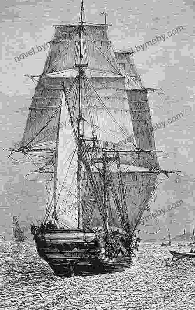 The HMS Beagle, A Majestic Brig Sails Through The Open Sea, Its Sails Billowing In The Wind. Evolution S Captain: NF Abt Capt FitzRoy Chas Darwin