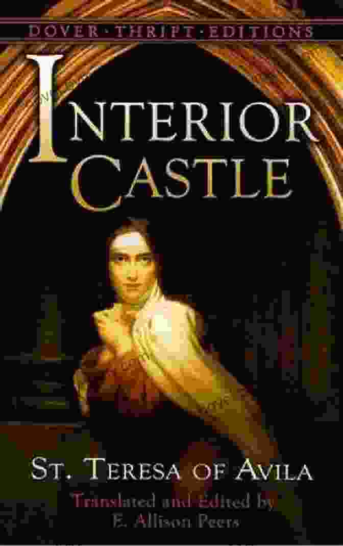 The Interior Castle By Saint Teresa Of Avila, An Antique Book With A Worn Leather Cover And Intricate Engravings The Interior Castle Saint Teresa Of Avila