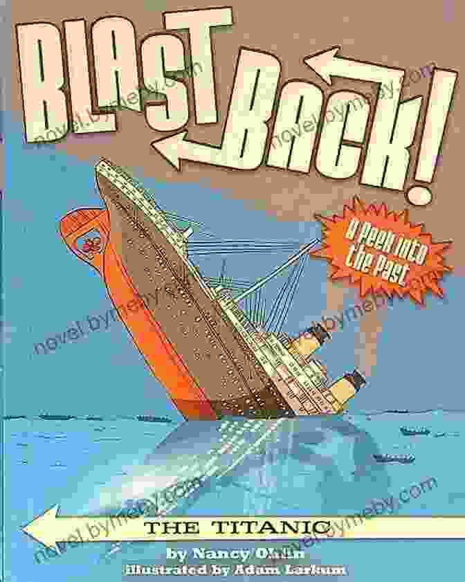 The Titanic Blast Cover By Ruth Ashby, Featuring A Time Portal Over The Sinking Titanic The Titanic (Blast Back ) Ruth Ashby