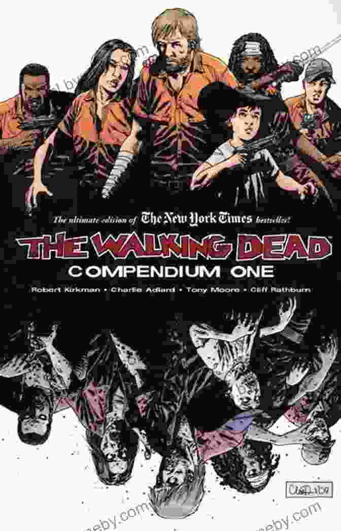 The Walking Dead Compendium Vol. 1 Book Cover Featuring A Group Of Survivors Amidst A Zombie Horde The Walking Dead Compendium Vol 2