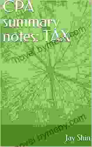 CPA summary notes: TAX Toni Crowe