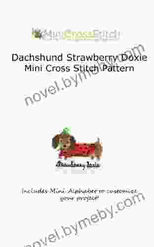 Dachshund Strawberry Doxie Pinoy Stitch