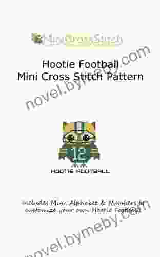 Hootie Football Mini Cross Stitch Pattern